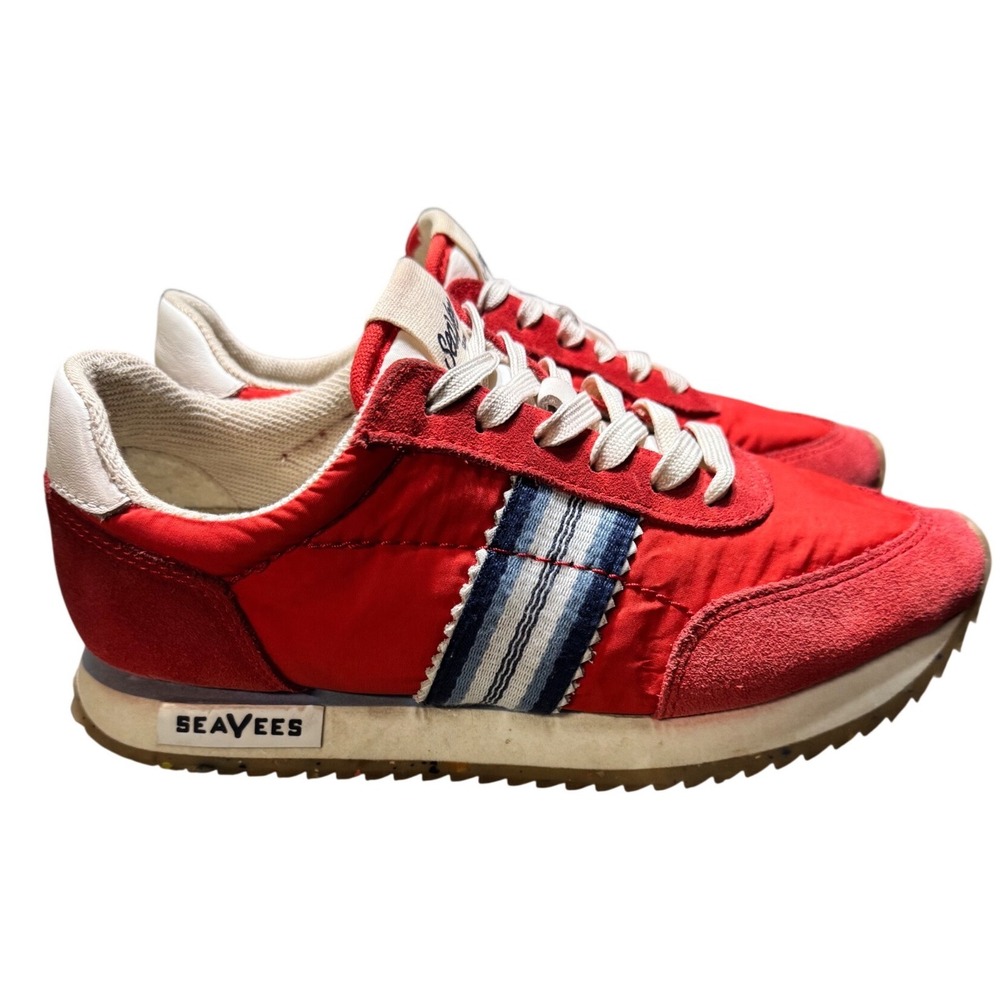 SeaVees Womens Size 6 Royal Runner Strawberry Red Sneakers Retro Boho Y2K